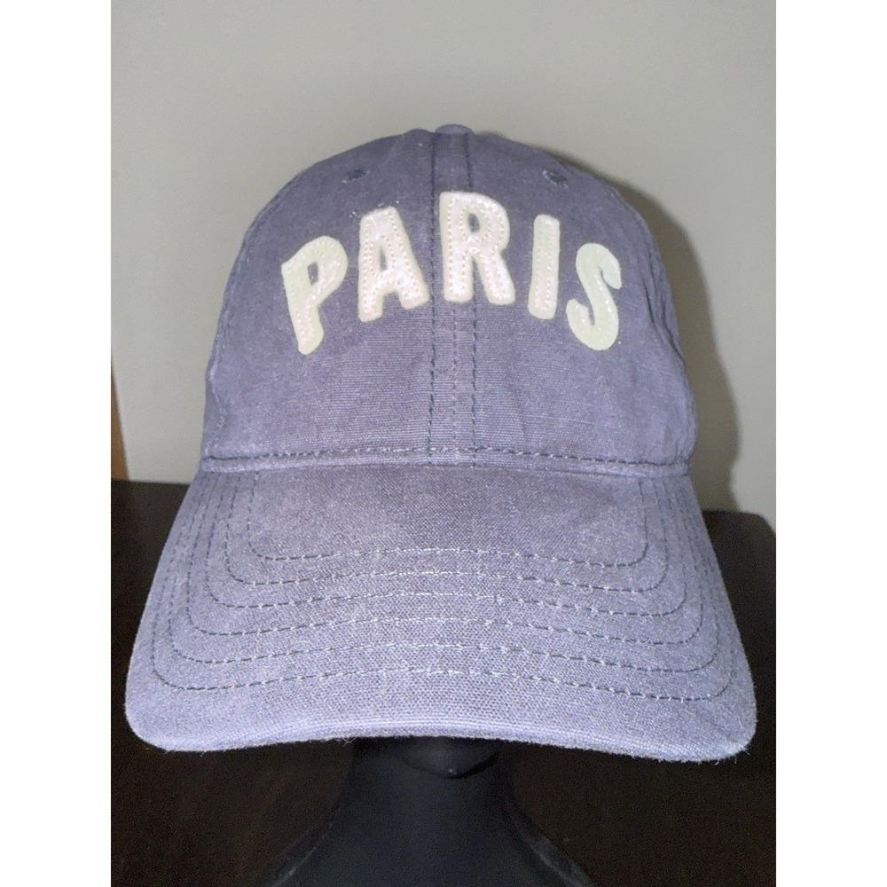 Mighty Fine Navy "PARIS" Unisex 100% Cotton Baseball Hat Cap Adjustable OSFA